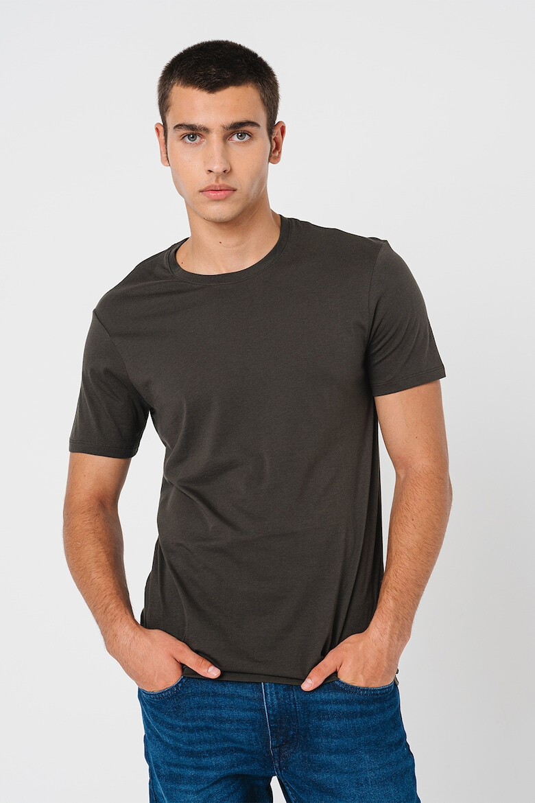 ARMANI EXCHANGE Tricou slim fit cu decolteu la baza gatului - Pled.ro