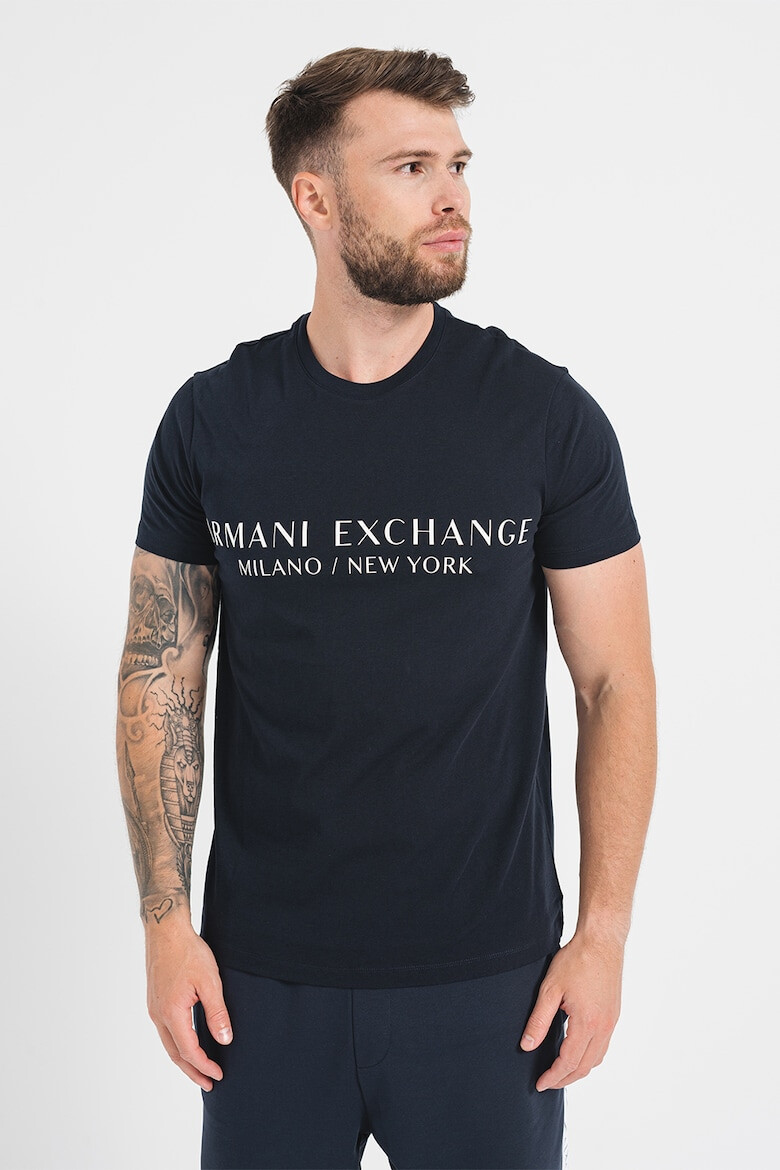 ARMANI EXCHANGE Tricou slim fit cu imprimeu logo - Pled.ro