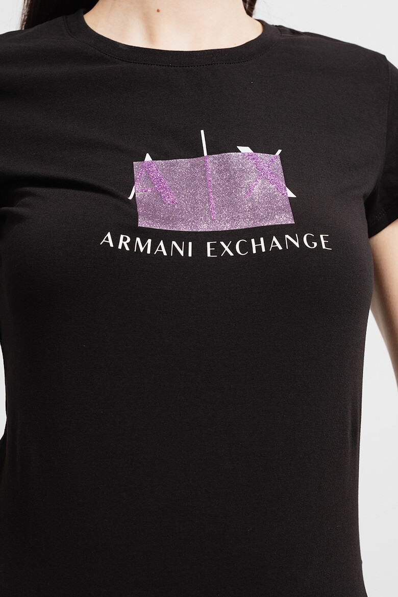 ARMANI EXCHANGE Tricou slim fit cu imprimeu logo - Pled.ro