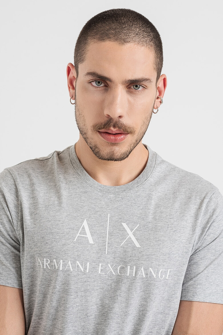 ARMANI EXCHANGE Tricou slim fit de bumbac cu logo - Pled.ro