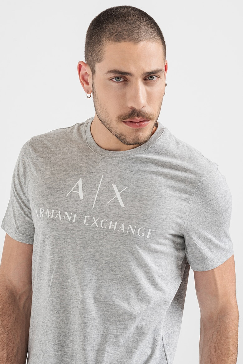 ARMANI EXCHANGE Tricou slim fit de bumbac cu logo - Pled.ro