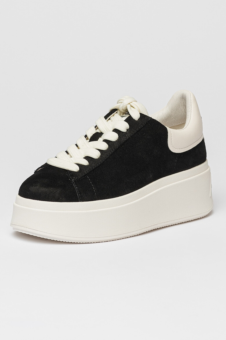 ASH Pantofi sport flatform de piele intoarsa Moby Be Kind - Pled.ro