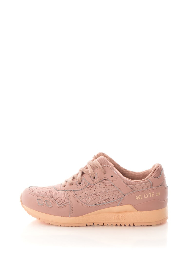 Asics Pantofi de piele peliculizata cu insertie de plasa pentru alergare Gel Lyte III - Pled.ro