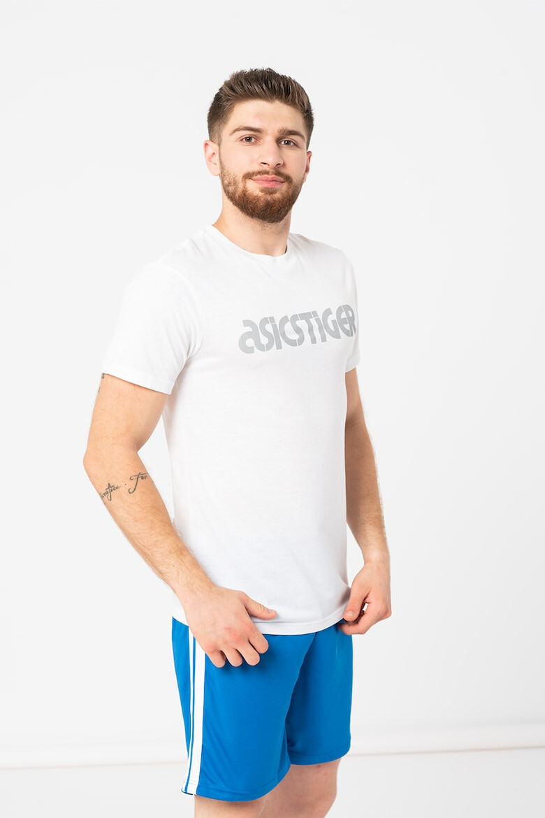 ASICS Tiger Asics Tricou cu decolteu la baza gatului si logo pentru antrenament - Pled.ro