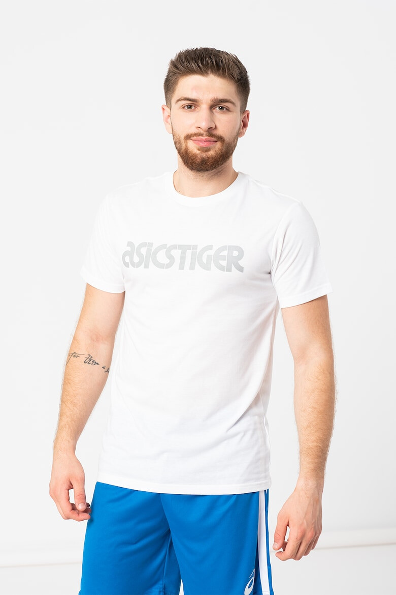 ASICS Tiger Asics Tricou cu decolteu la baza gatului si logo pentru antrenament - Pled.ro