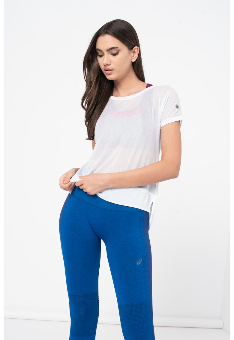 Asics Tricou cu aspect semitransparent pentru antrenament - Pled.ro