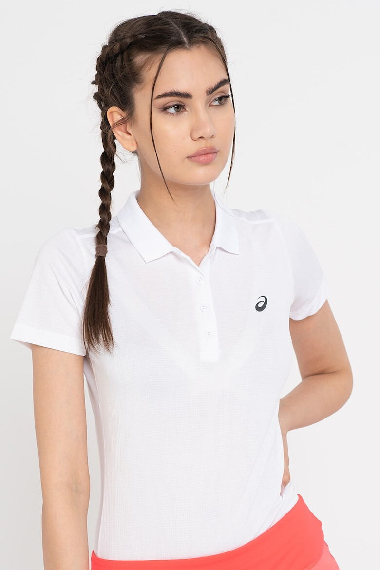 Asics Tricou polo cu aspect texturat pentru tenis - Pled.ro