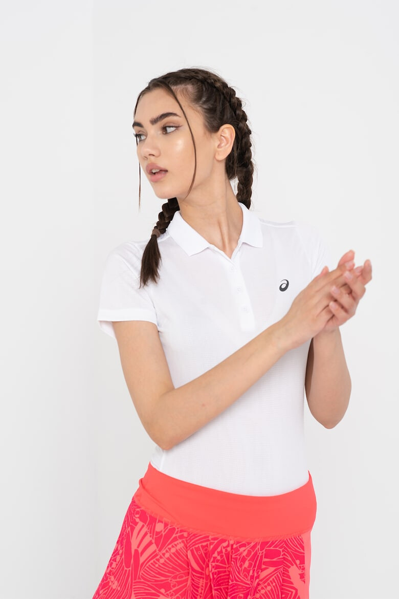 Asics Tricou polo cu aspect texturat pentru tenis - Pled.ro