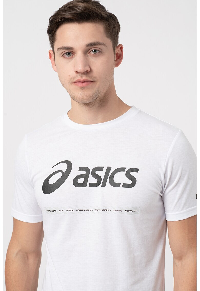 Asics Tricou unisex cu imprimeu logo pentru fitness City Attack - Pled.ro