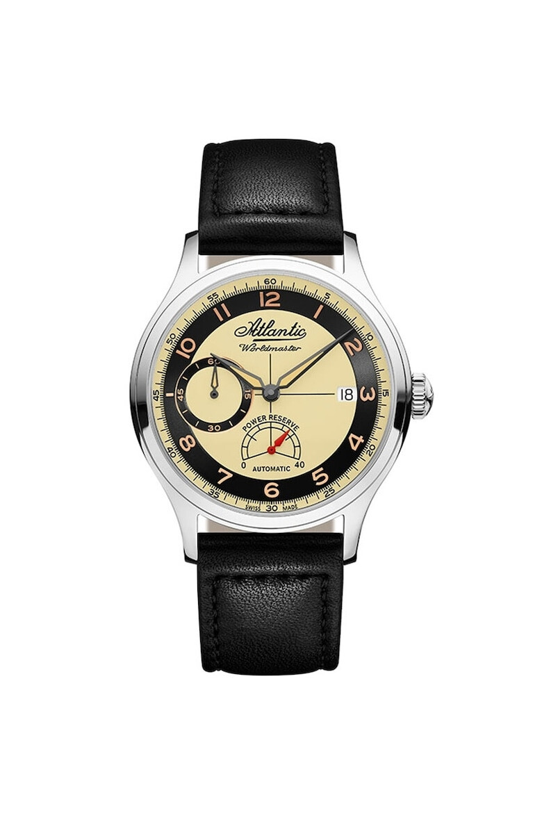 Atlantic Ceas barbatesc 53782.41.93RB Automatic Argintiu - Pled.ro