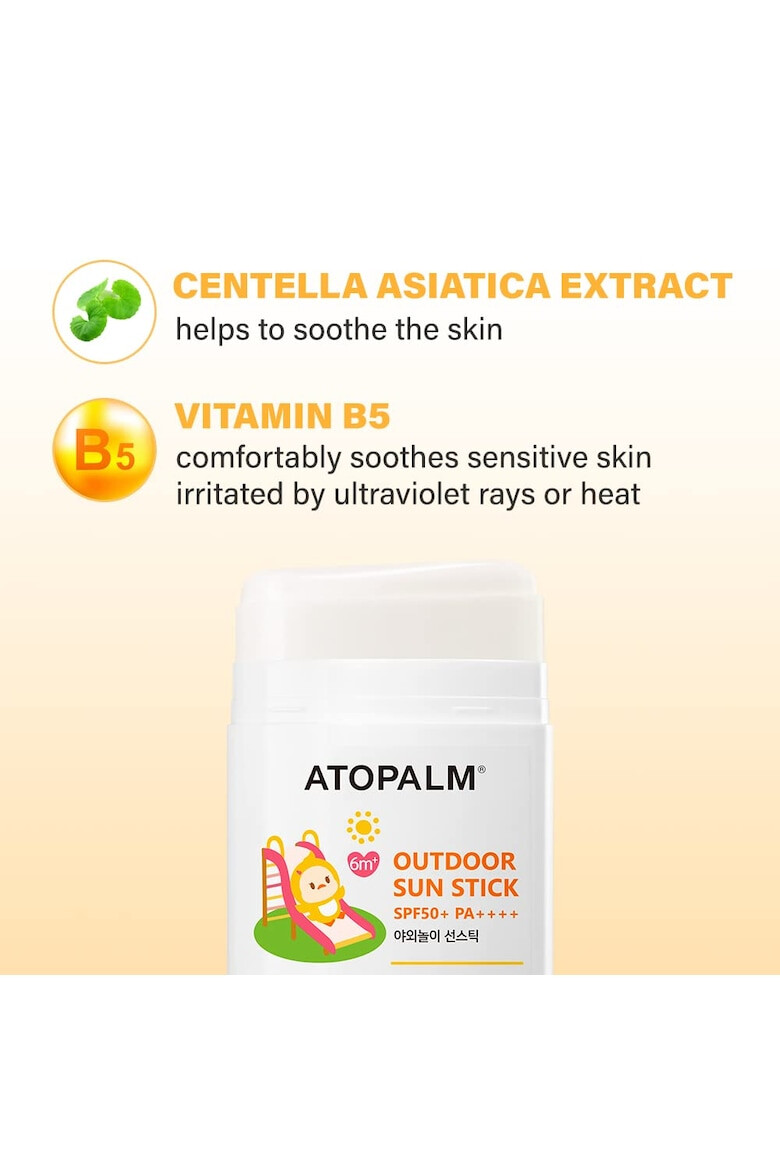 Atopalm Stick protectie solara cu efect racoritor si vitamina B5 SPF50+ PA++++ 21 g - Pled.ro