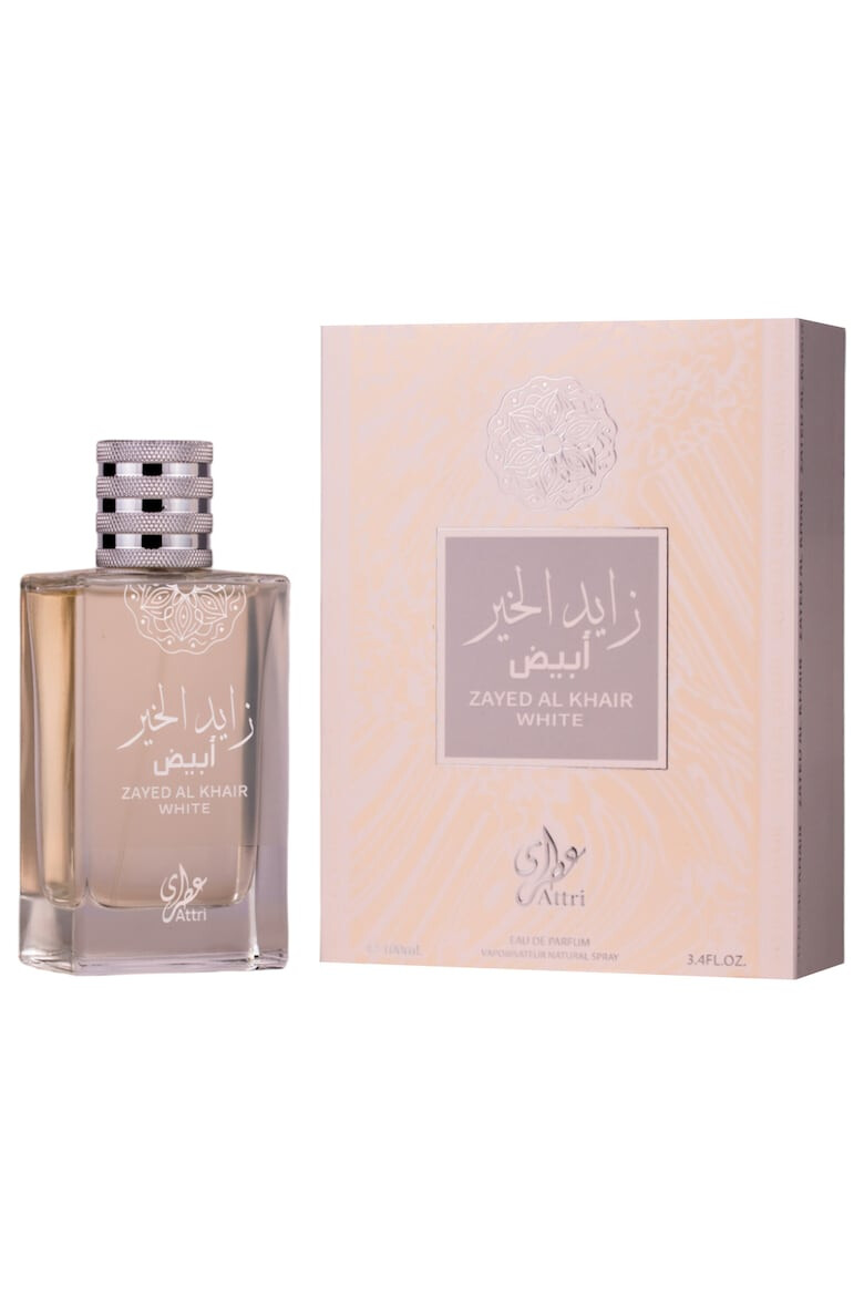 Attri Apa de Parfum Zayed Al Khair White Barbati 100ml - Pled.ro