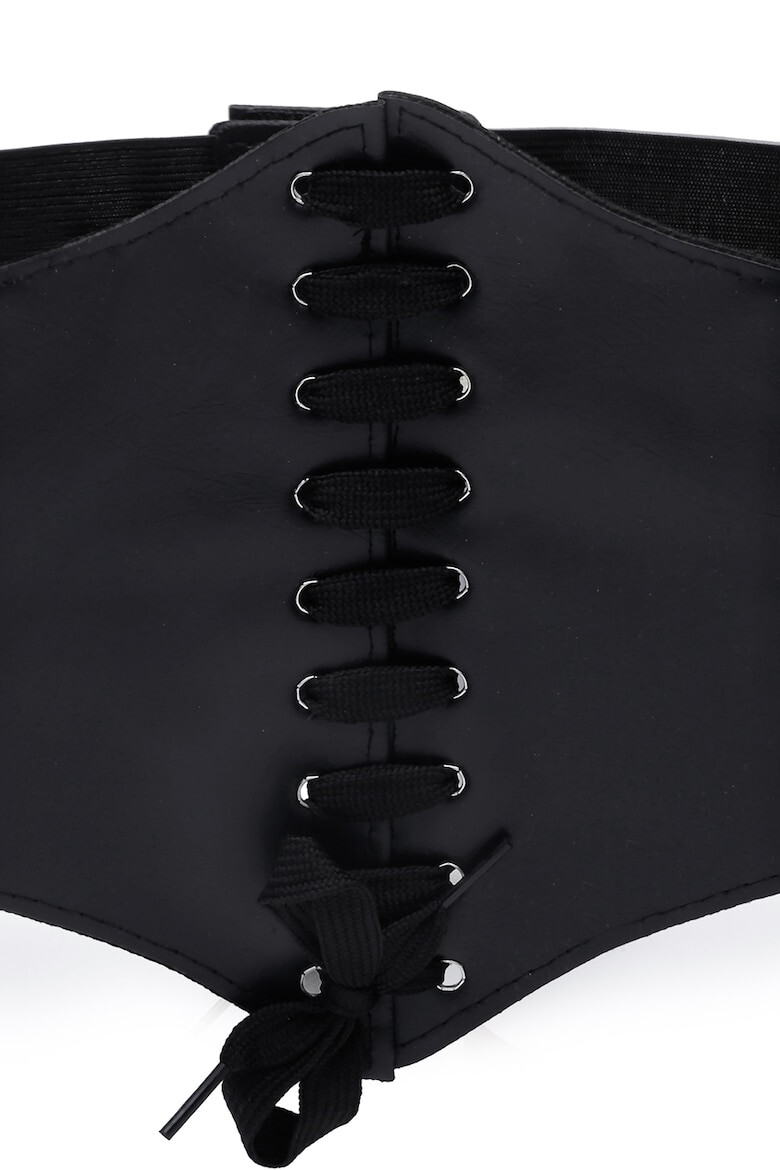 AVANT-GARDE PARIS Corset cu garnituri de piele ecologica - Pled.ro