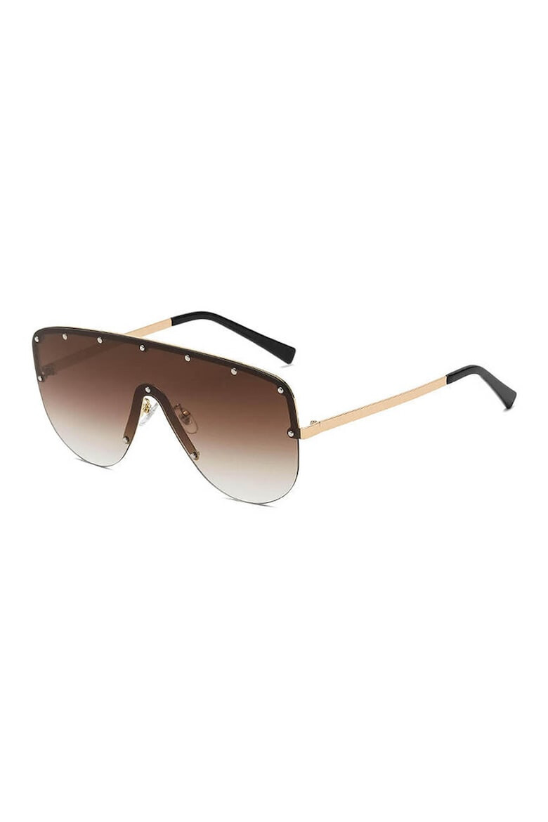 AVANT-GARDE PARIS Ochelari de soare shield cu lentile in degrade - Pled.ro