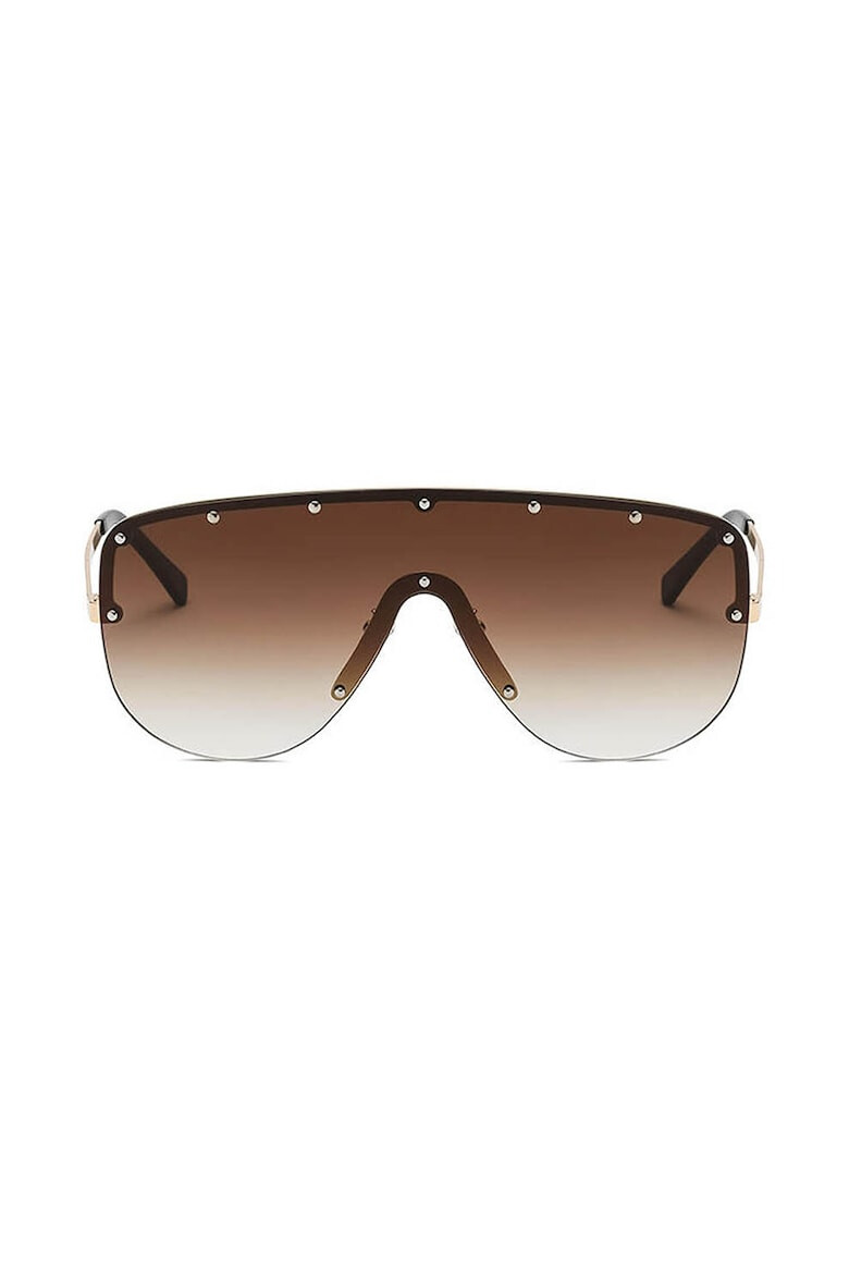 AVANT-GARDE PARIS Ochelari de soare shield cu lentile in degrade - Pled.ro