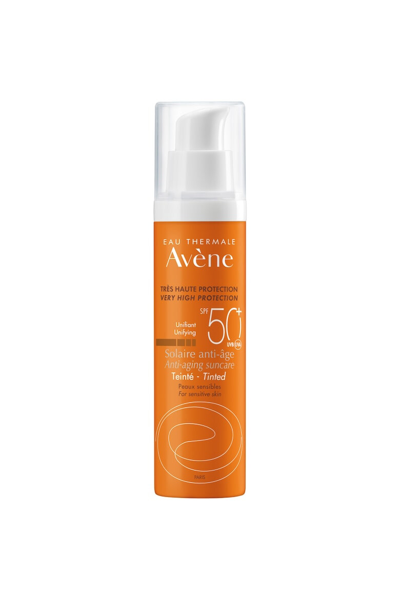 Avene Crema de fata antirid nuantatoare cu protectie solara SPF 50+ pentru ten sensibil 50 ml - Pled.ro