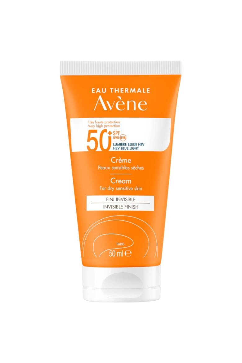 Avene Crema de fata cu protectie solara SPF 50+ TRIASORB pentru ten sensibil 50 ml - Pled.ro