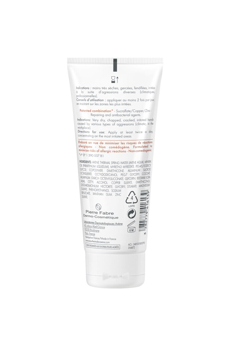 Avene Crema de maini Cicalfate 100 ml - Pled.ro