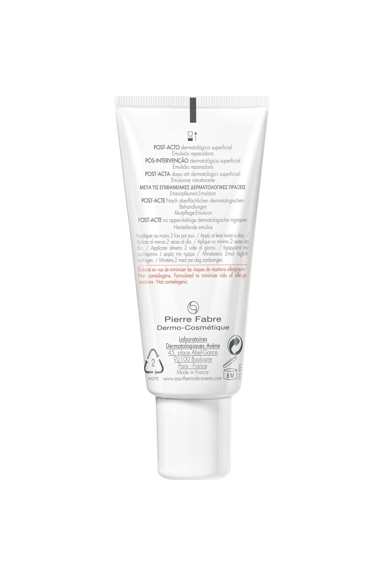 Avene Elmulsie reparatoare Cicalfate Post-Acte pentru piele sensibila 40 ml - Pled.ro