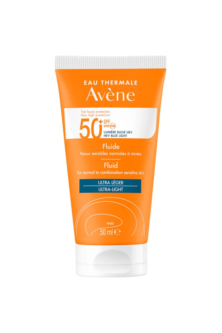 Avene Fluid cu protectie solara SPF 50+ TRIASORB pentru piele normala si mixta 50 ml - Pled.ro