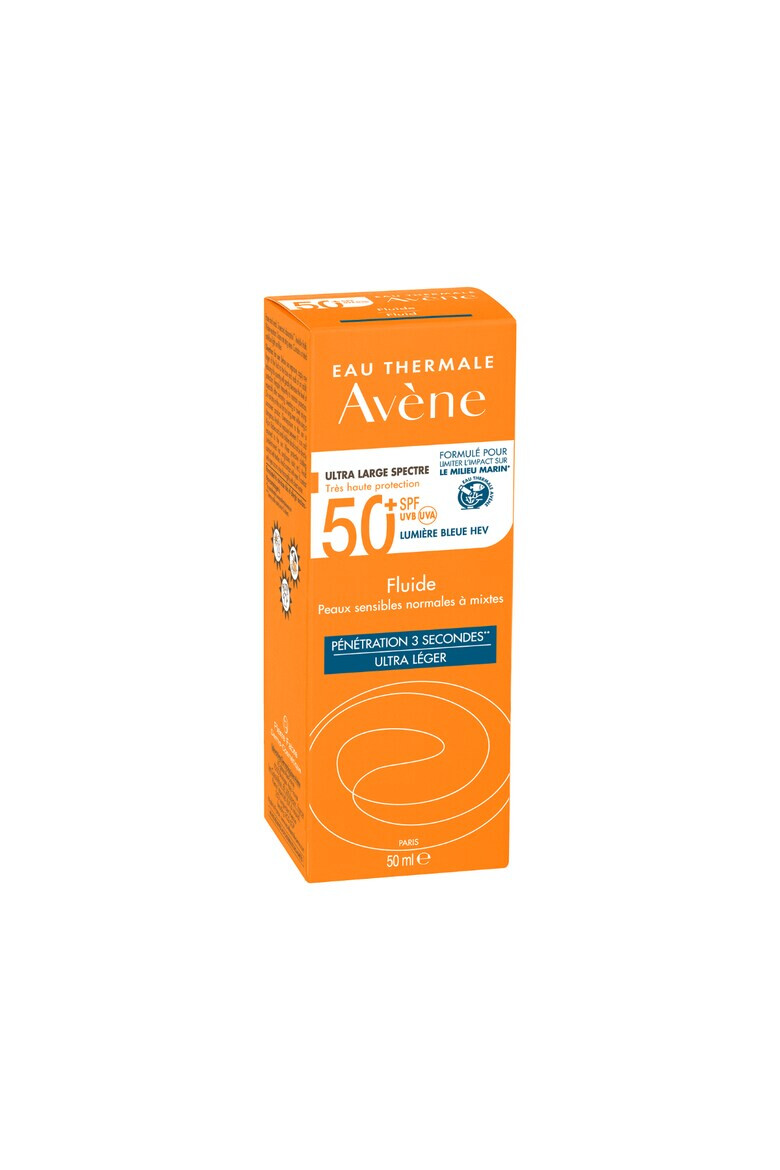 Avene Fluid cu protectie solara SPF 50+ TRIASORB pentru piele normala si mixta 50 ml - Pled.ro