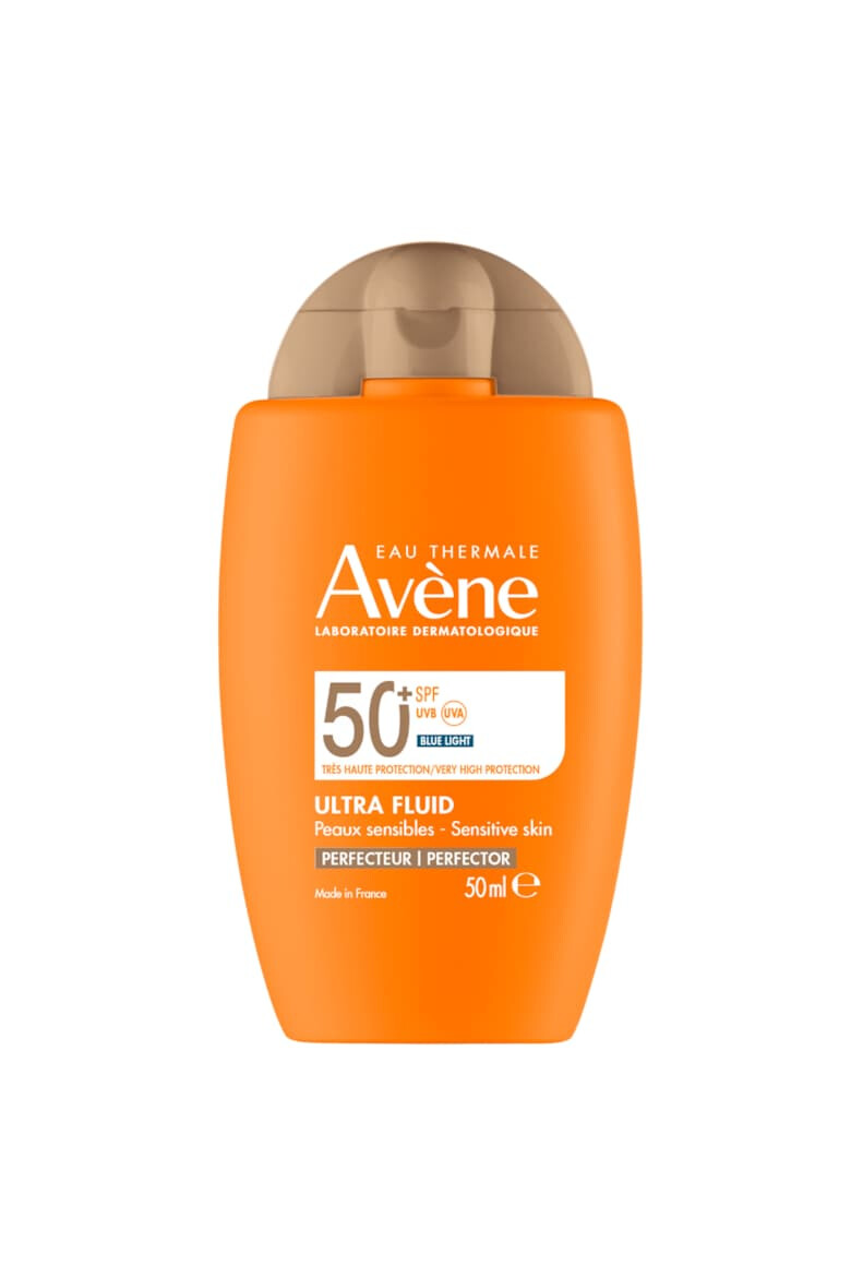 Avene Ultra Fluid nuantator cu protectie solara SPF 50+ TRIASORB pentru piele normala si mixta 50 ml - Pled.ro