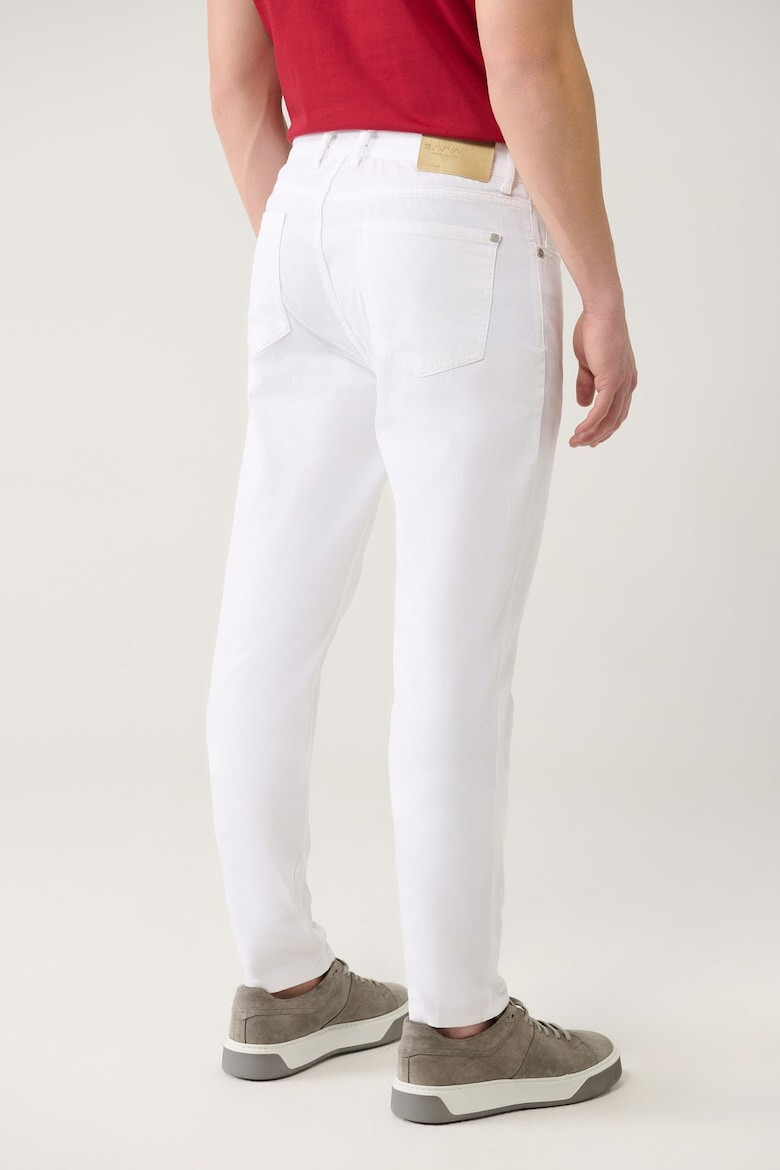 Avva Pantaloni slim fit cu croiala dreapta - Pled.ro