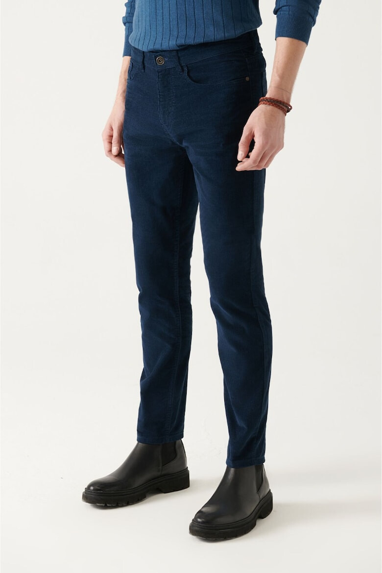 Avva Pantaloni slim fit texturati - Pled.ro