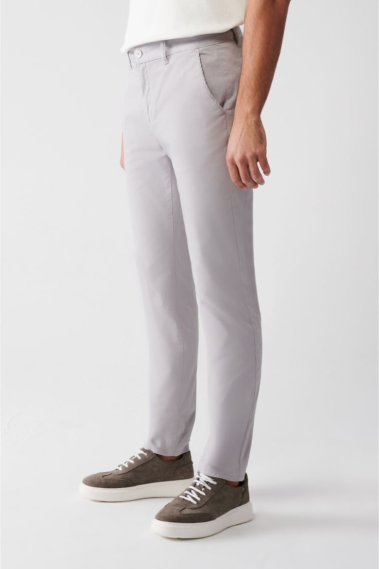 Avva Pantaloni chino slim fit din material elastic - Pled.ro