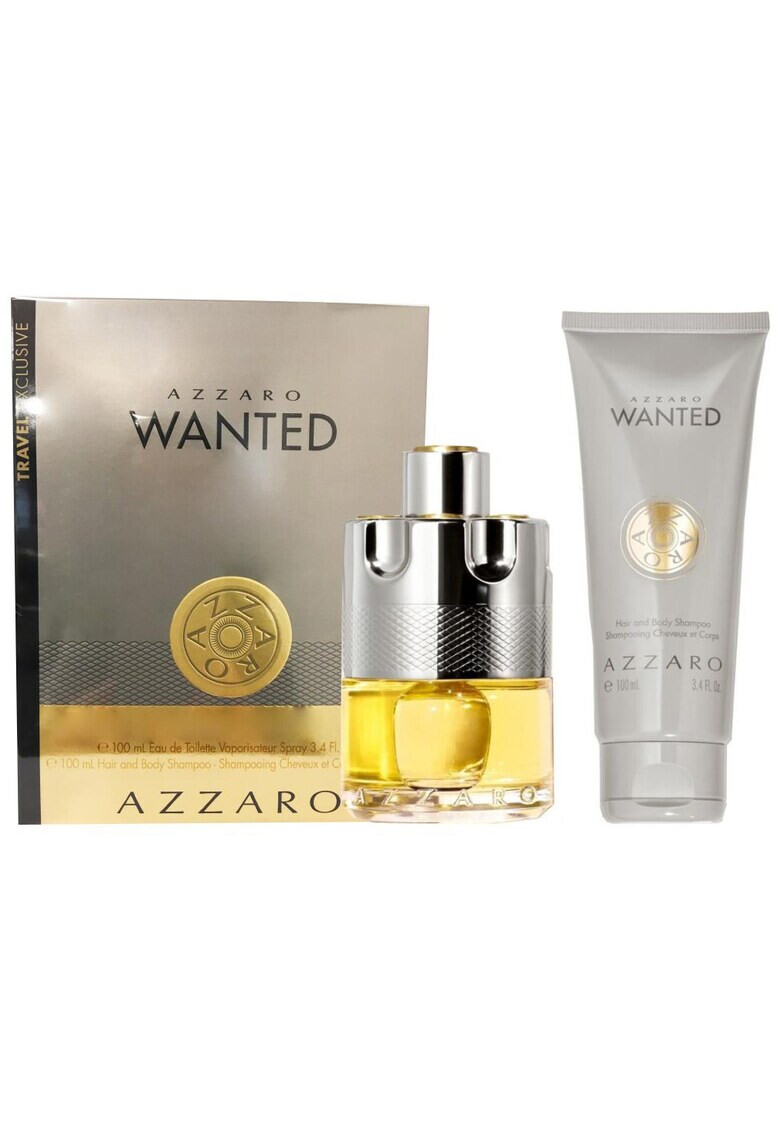 Azzaro Set Wanted Barbati: Apa de Toaleta 100 ml + Gel de dus 100 ml - Pled.ro