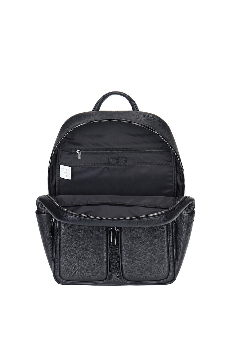 B Cavalli B Rucsac unisex de piele cu un compartiment pentru laptop - Pled.ro