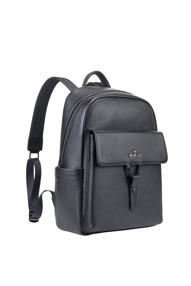 B Cavalli B Rucsac unisex de piele cu un compartiment pentru laptop - Pled.ro