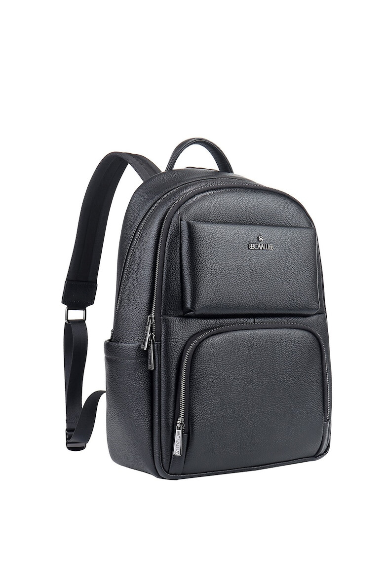 B Cavalli B Rucsac unisex de piele cu un compartiment pentru laptop - Pled.ro