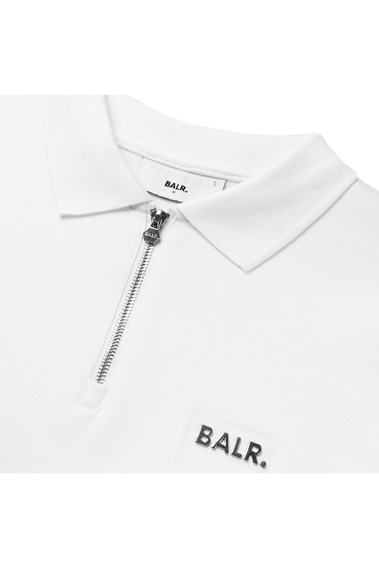 BALR. Tricou polo cu fenta cu fermoar - Pled.ro