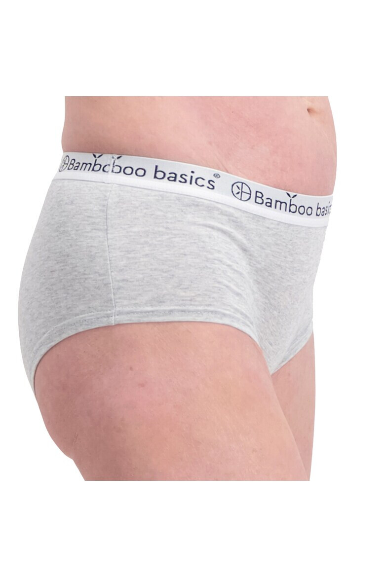 Bamboo Basics Set de boxeri cu banda logo in talie Iris - 2 perechi - Pled.ro