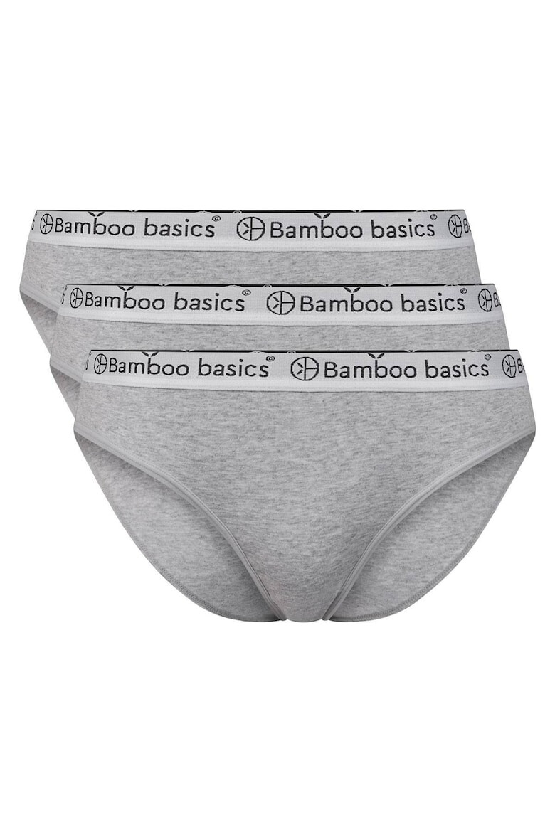 Bamboo Basics Set de chiloti cu banda logo in talie Yara 17095 - 3 perechi - Pled.ro