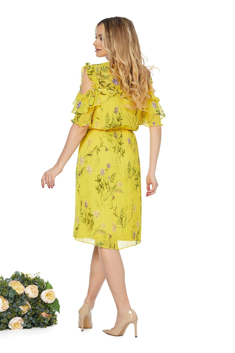 BAROCCA Rochie cu decupaj pe umar si model floral - Pled.ro