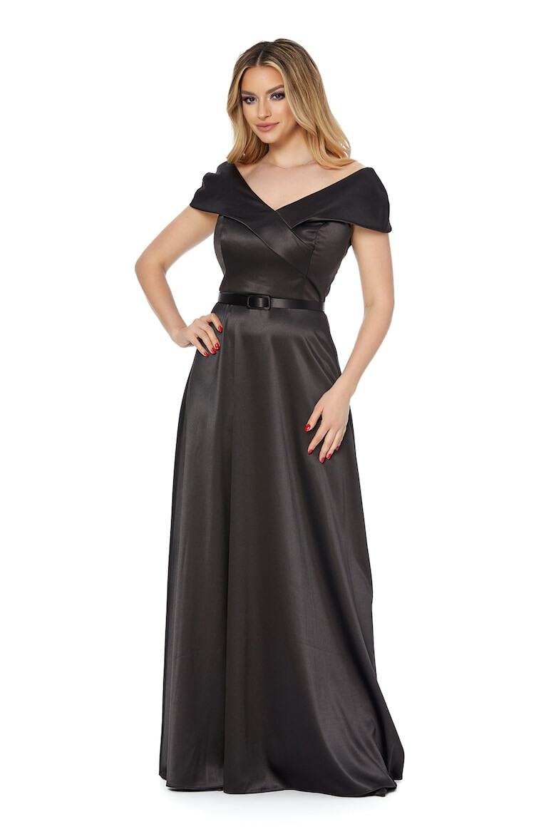 BAROCCA Rochie de satin cu o curea subtire Marquise - Pled.ro