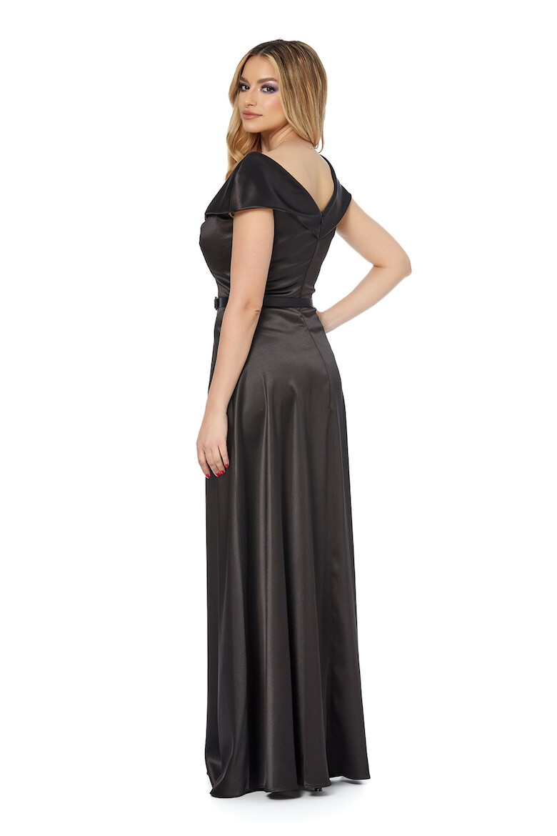 BAROCCA Rochie de satin cu o curea subtire Marquise - Pled.ro