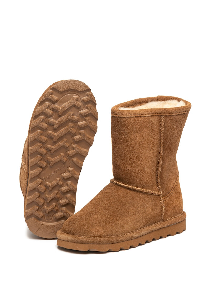 BEARPAW Cizme de piele intoarsa cu captuseala de lana fara inchidere Elle Youth - Pled.ro