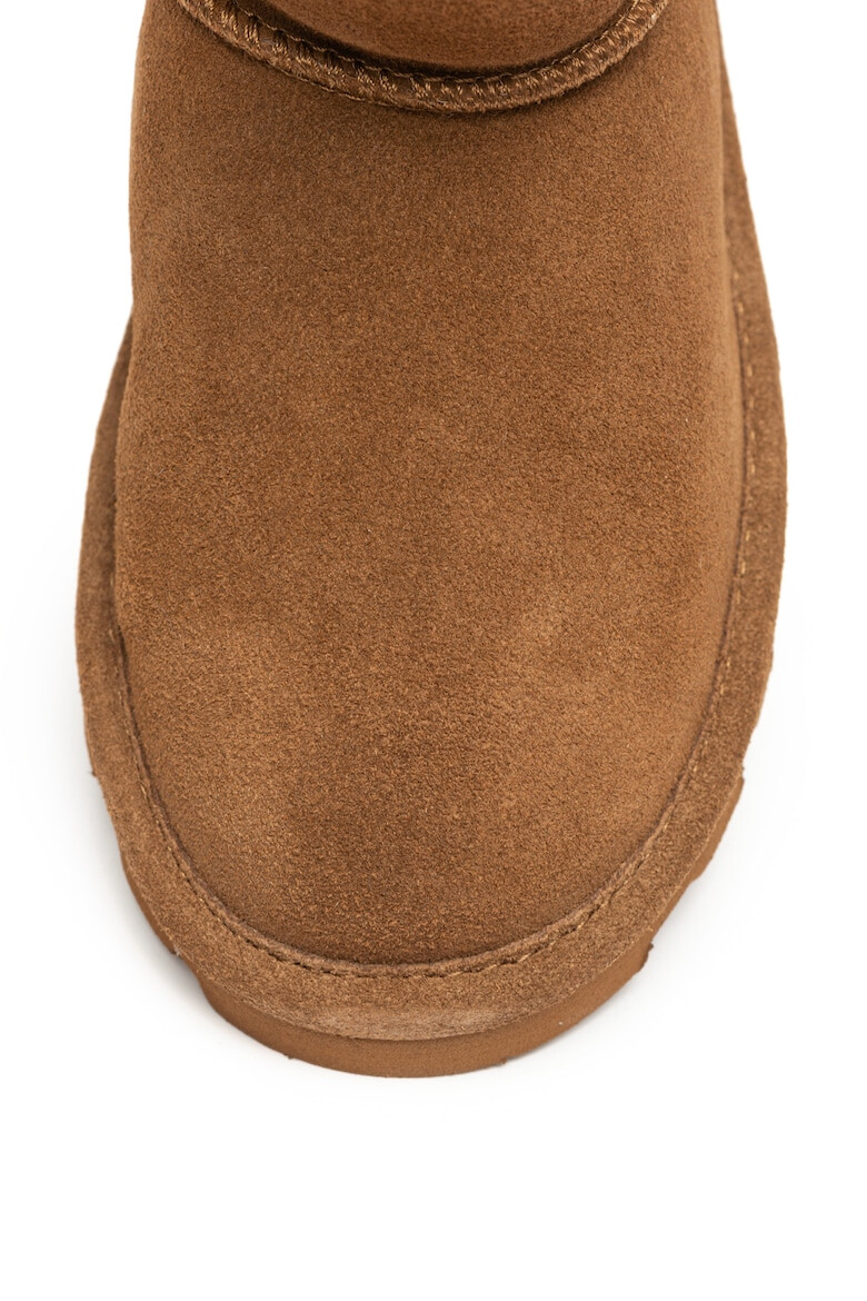 BEARPAW Cizme de piele intoarsa cu captuseala de lana fara inchidere Elle Youth - Pled.ro