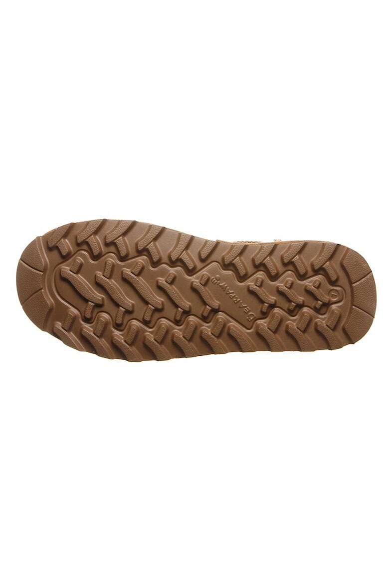 BEARPAW Cizme mid-calf din piele intoarsa cu finisaj rezistent la apa si insertii din blana sintetica Eloise - Pled.ro