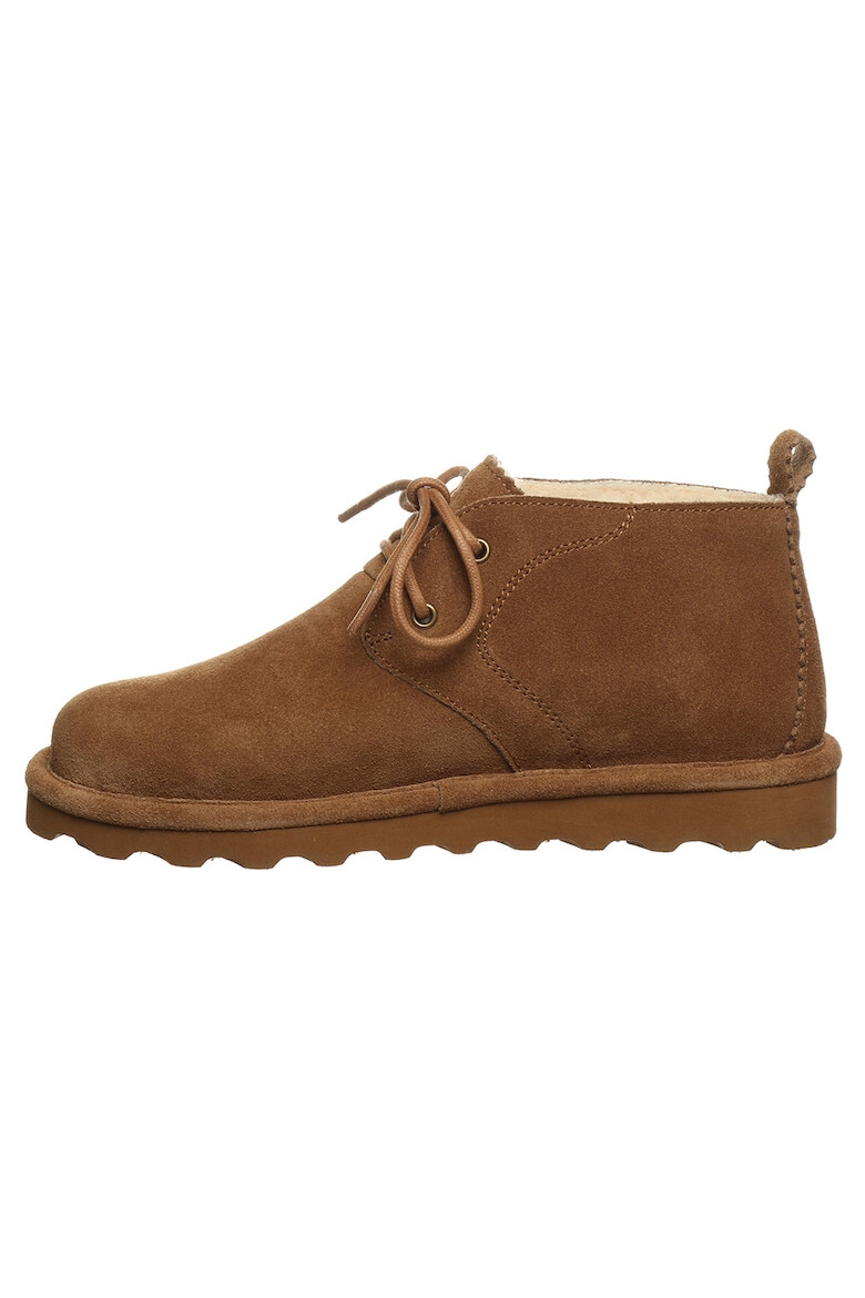 BEARPAW Ghete chukka de piele intorsa cu captuseala de lana Skye - Pled.ro