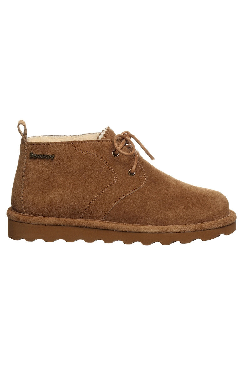 BEARPAW Ghete chukka de piele intorsa cu captuseala de lana Skye - Pled.ro