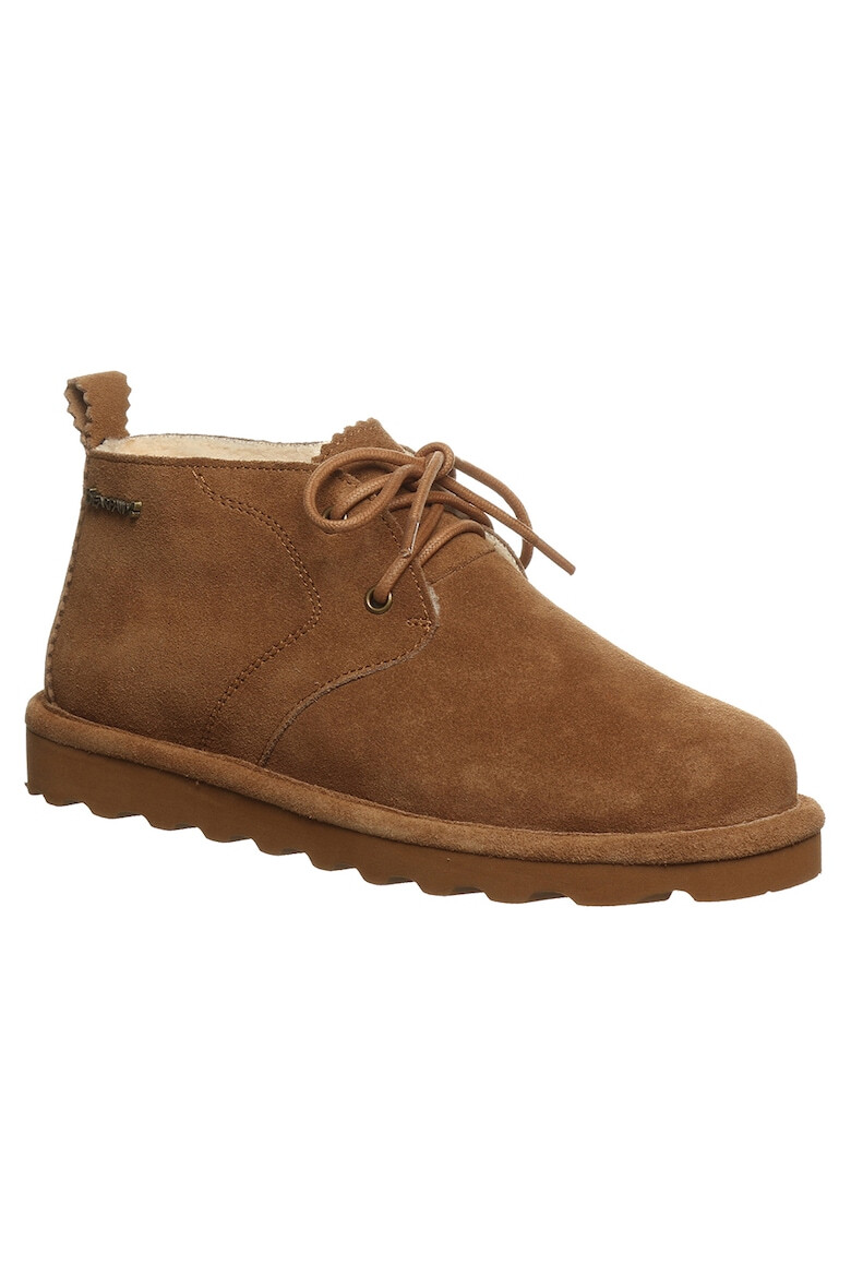 BEARPAW Ghete chukka de piele intorsa cu captuseala de lana Skye - Pled.ro