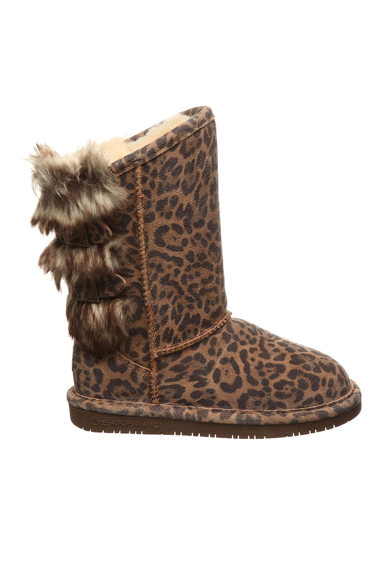 BEARPAW Ghete cu animal print Boshie - Pled.ro