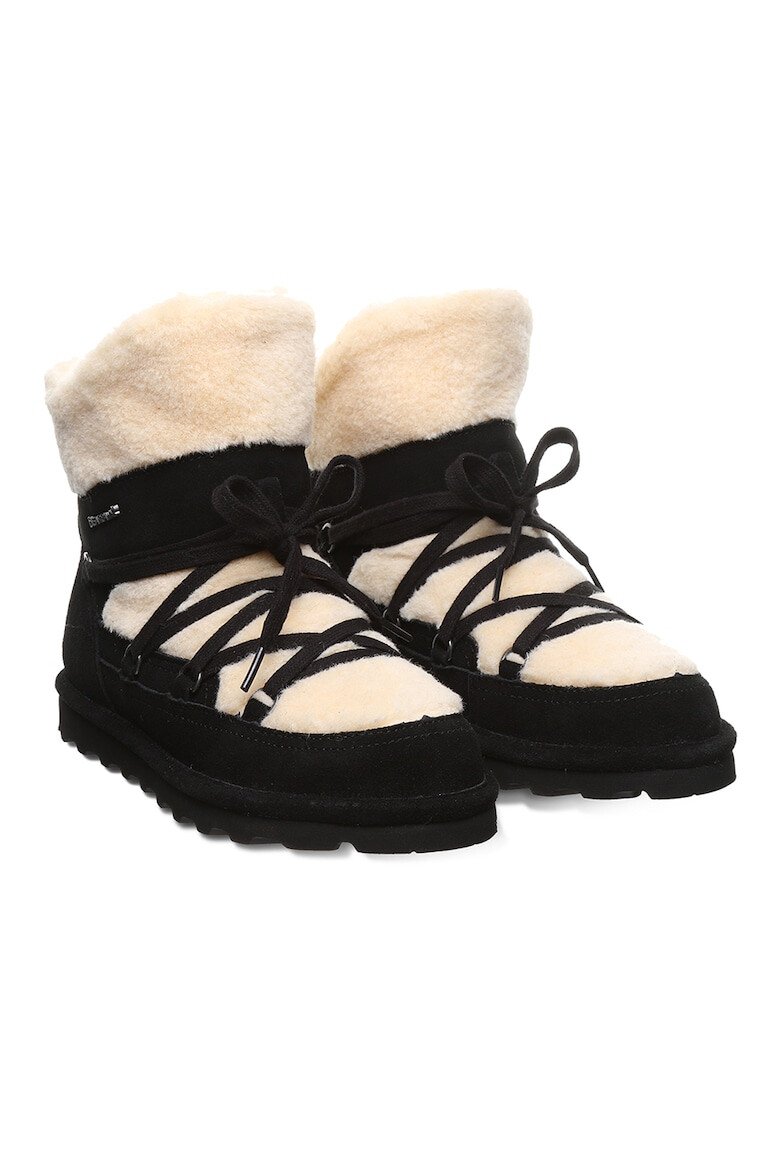 BEARPAW Ghete cu garnituri de piele intoarsa fara inchidere Anastacia - Pled.ro