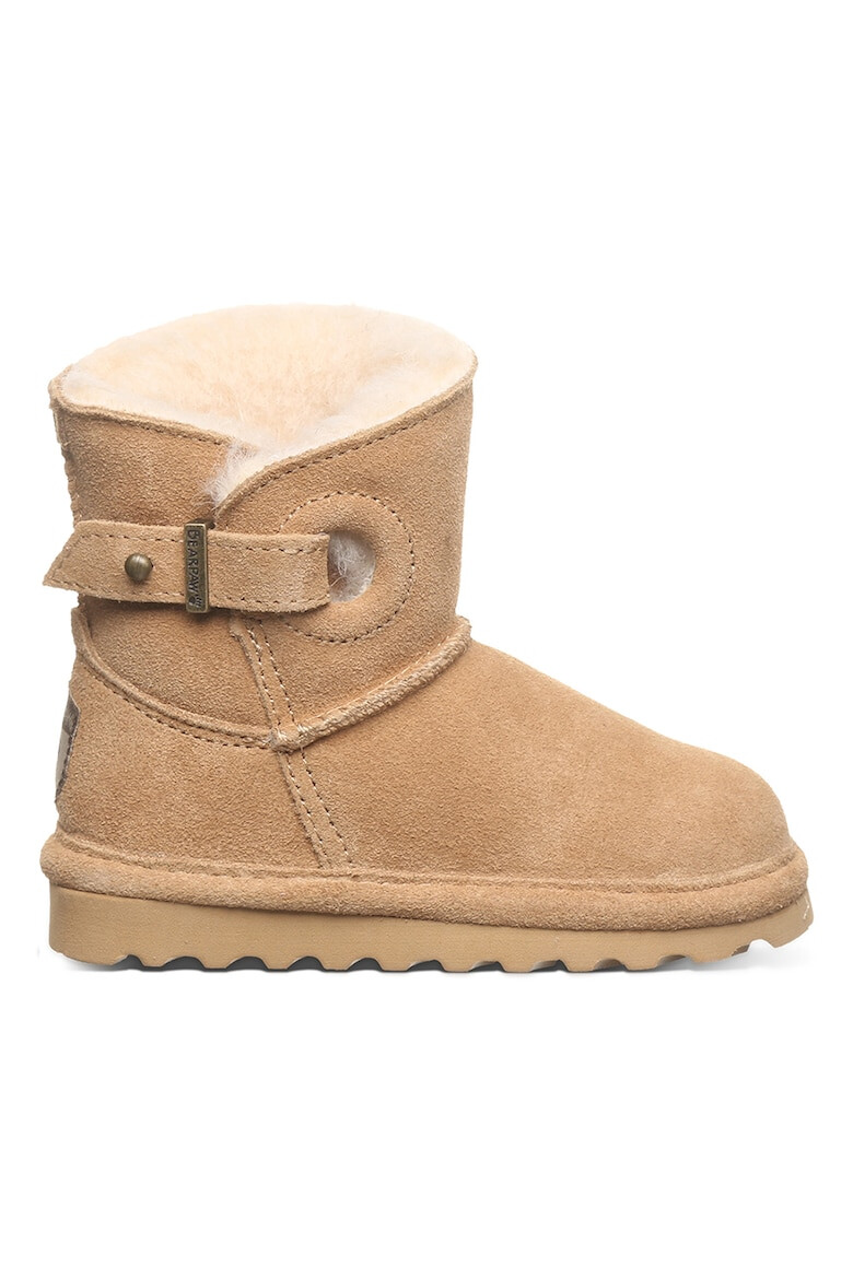 BEARPAW Ghete de iarna fara inchidere din piele intoarsa Isabelle - Pled.ro