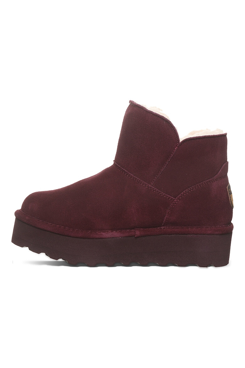 BEARPAW Ghete de piele intoarsa cu fermoar - Pled.ro