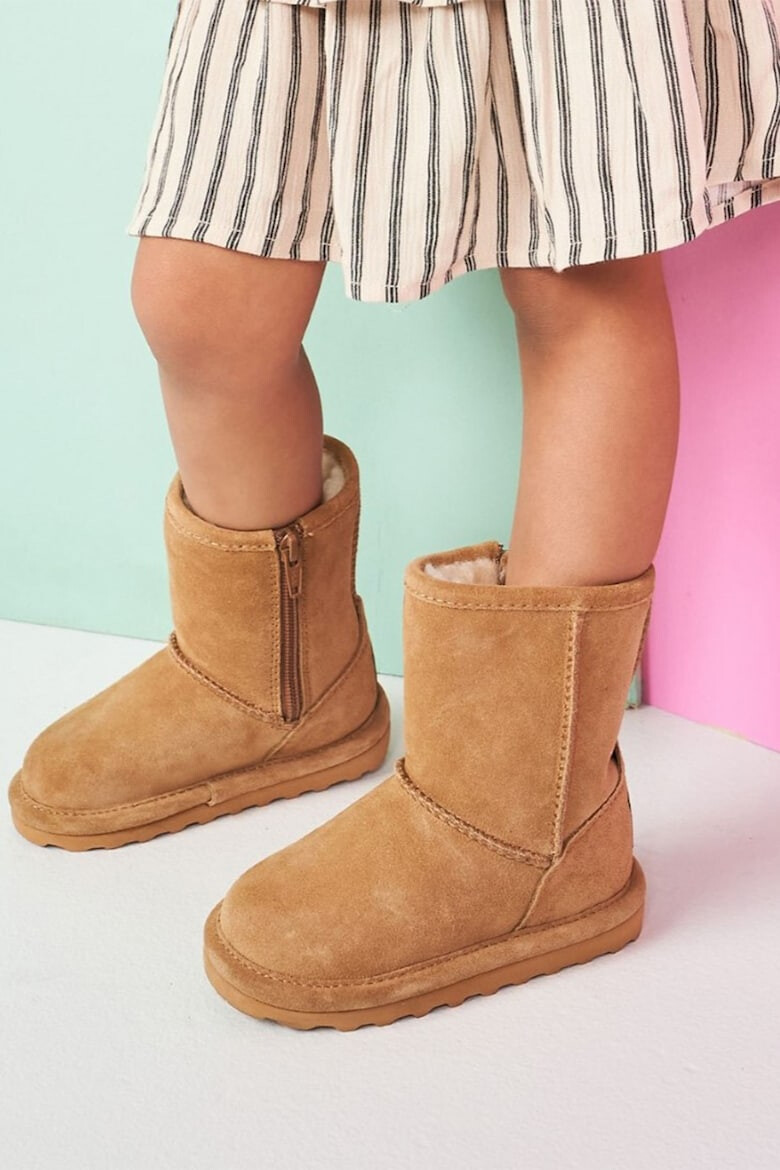 BEARPAW Ghete de piele intoarsa cu finisaj rezistent la apa Elle - Pled.ro